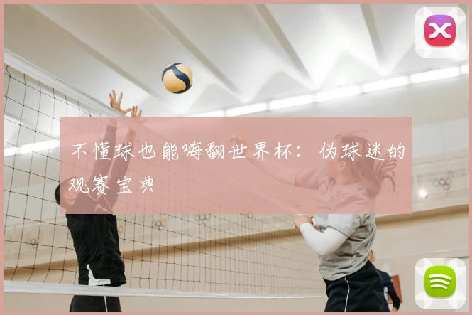 不懂球也能嗨翻世界杯:伪球迷的观赛宝典