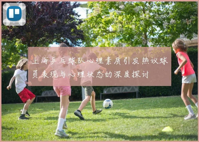 上海乒乓球队心理素质引发热议球员表现与心理状态的深度探讨