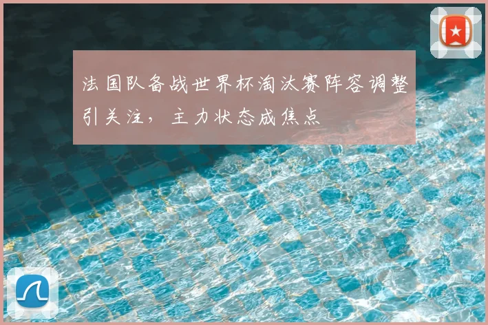 法国队备战世界杯淘汰赛阵容调整引关注，主力状态成焦点