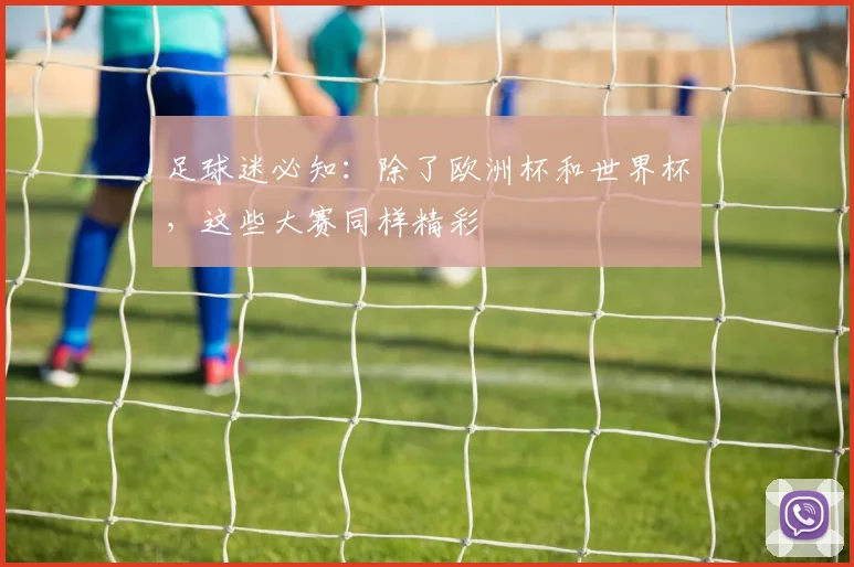 足球迷必知：除了欧洲杯和世界杯，这些大赛同样精彩